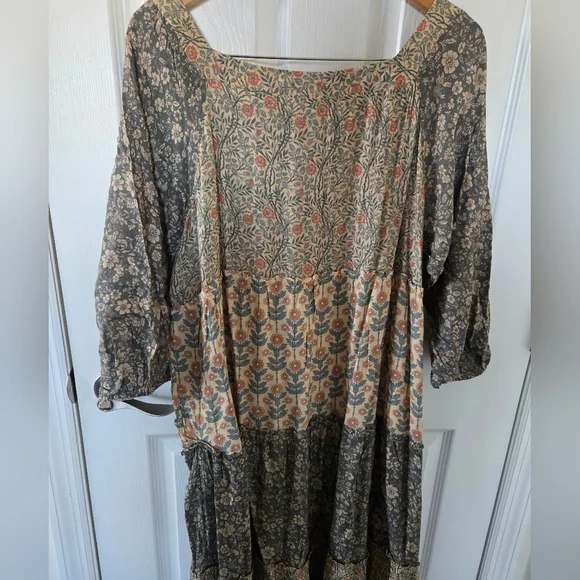 NATURAL LIFE Berkley Maxi Dress in Sage Bloom XL NWT $69 Sold Out - Picture 8 of 10